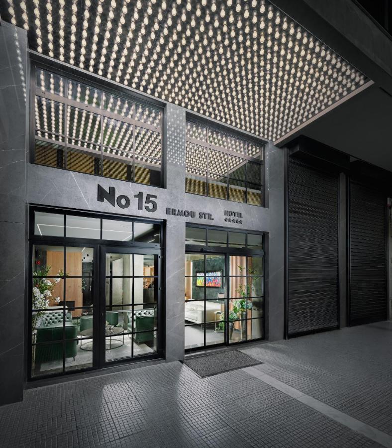 No 15 Ermou Hotel Thessaloniki Exterior photo The entrance to the hotel